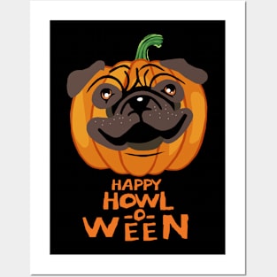 Happy Howl-O-Ween Posters and Art